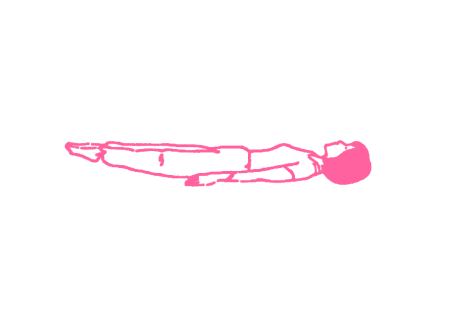 Дыхание из Пупочного Центра, лежа на спине (2-3 мин) картинка