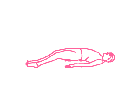 Дыхание Огня и подъем таза лежа на спине (1 мин). Упражнение Кундалини Йоги картинка