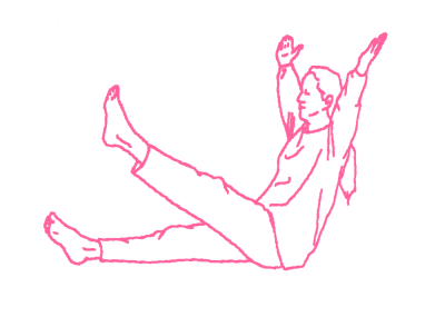 Дыхание Огня с поднятой до груди ногой - упражнение Кундалини Йоги картинка