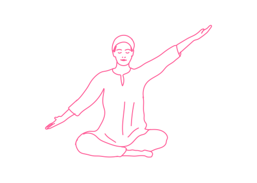 Маятник руками в стороны 1