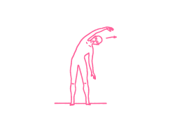 Наклоны в сторону (вдох - влево, выдох - вправо) (26 раз). Упражнение Кундалини Йоги картинка