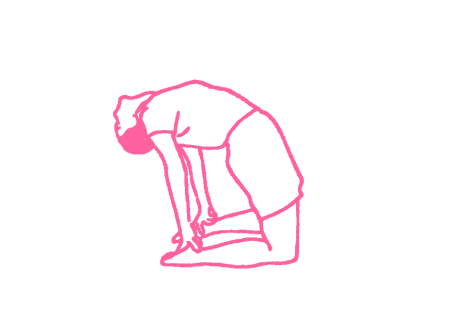 Поза Верблюда Кундалини Йога упражнение картинка