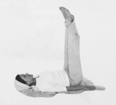 Подъём ног. Упражнение Кундалини Йоги картинка