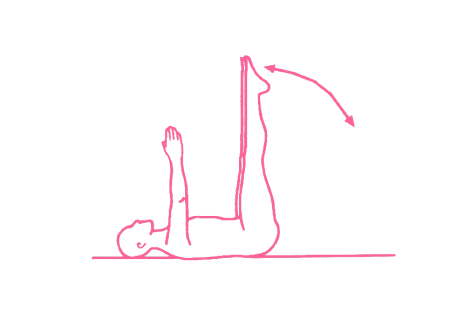 Подъемы ног одновременно - Упражнение Кундалини Йоги картинка