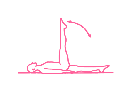 Подъемы ног поочередно - Упражнение Кундалини Йоги картинка