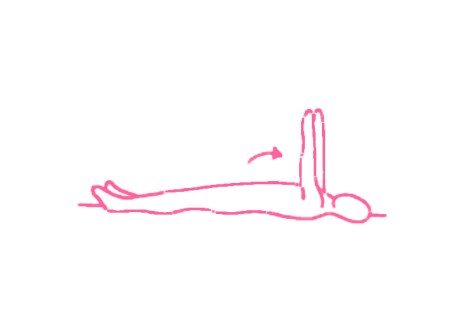 Подъемы рук лежа на спине (вариация) (3 мин). Упражнение Кундалини Йоги 4 картинка