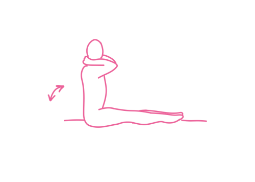 Подъемы в положение сидя из положения лежа с руками за шеей (52 раза или 3 мин) картинка