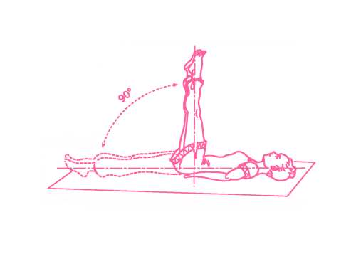 Подъёмы обеих ног на 90 градусов (1-2 мин) Кундалини Йога картинка