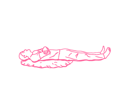 Подпрыгивания всем телом, лежа на спине (5,5 мин). Упражнение Кундалини Йоги картинка