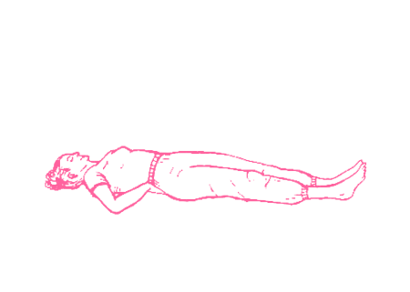 Подтягивание коленей к груди 2. Упражнение Кундалини Йоги картинка