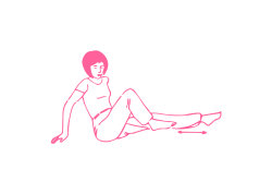 Поочерёдные «выбрасывания» ног вперёд и назад Кундалини Йога