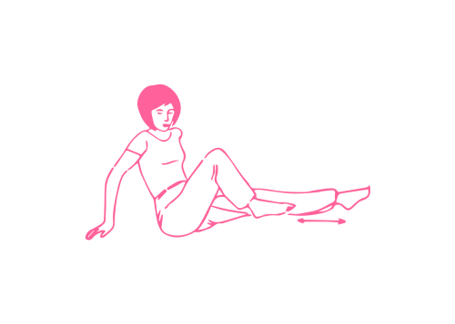 Поочерёдные «выбрасывания» ног вперёд и назад Кундалини Йога