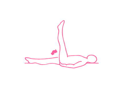 Попеременные подъемы ног с руками под ягодицами (3,5 мин). Упражнение Кундалини Йога картинка