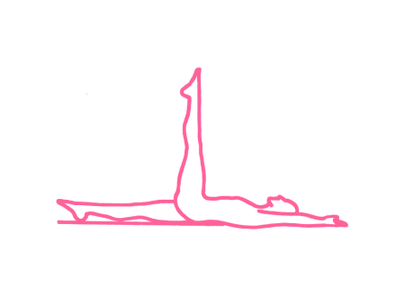 Попеременные подъемы ног - кундалини йога упражнение картинка