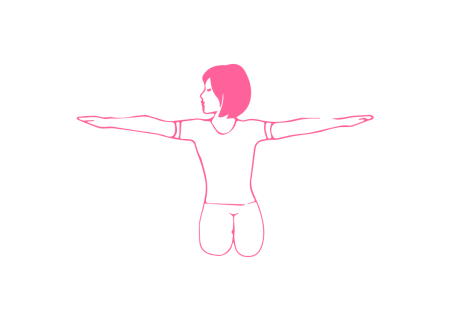 Повороты головы с дыханием и вытянутыми руками в Позе Скалы (3 мин). Кундалини Йога