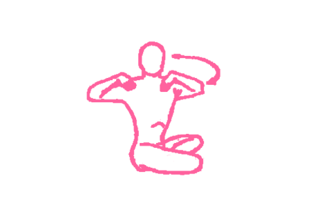 Повороты туловища (2-3 мин) - упражнение Кундалини Йоги картинка