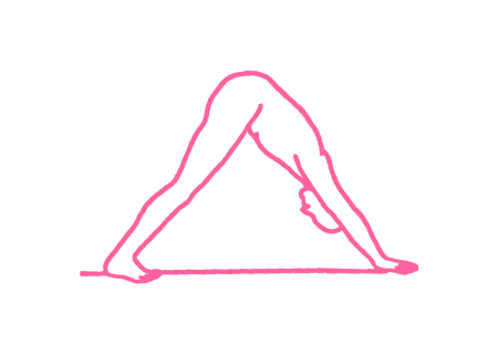 Поза треугольника (5 мин). Упражнение Кундалини Йоги картинка