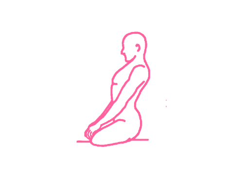 Прогибы спины в Простой Позе Кундалини Йога картинка
