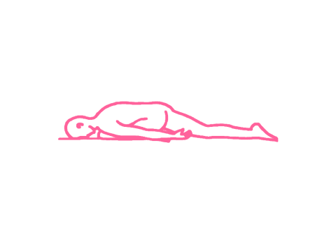Расслабление лежа на левой ноге (3 мин). Упражнение Кундалини Йоги картинка