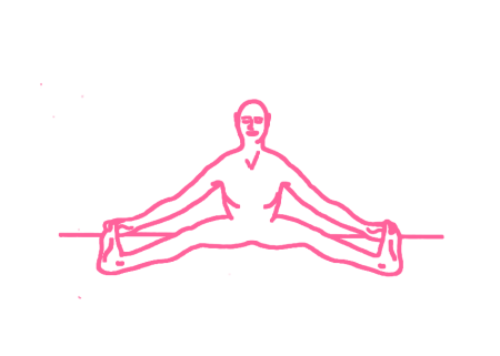 Растяжение жизненного нерва, вариация 2 (1-3 мин) - упражнение кундалини йоги 1 картинка