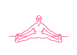 Растяжение жизненного нерва, вариация 2 (1-3 мин) - упражнение кундалини йоги 1 картинка