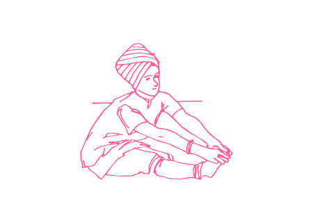 Растяжение ноги сидя на пятке (Маха Мудра) (7 мин)