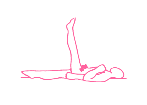 Сгибание рук с поднятой левой ногой (2,5 мин). Упражнение Кундалини Йога картинка